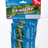 25 Individually wrapped lead wipes. Hygenall LeadOff range series wipes. Removes Lead and other Heavy metals.
